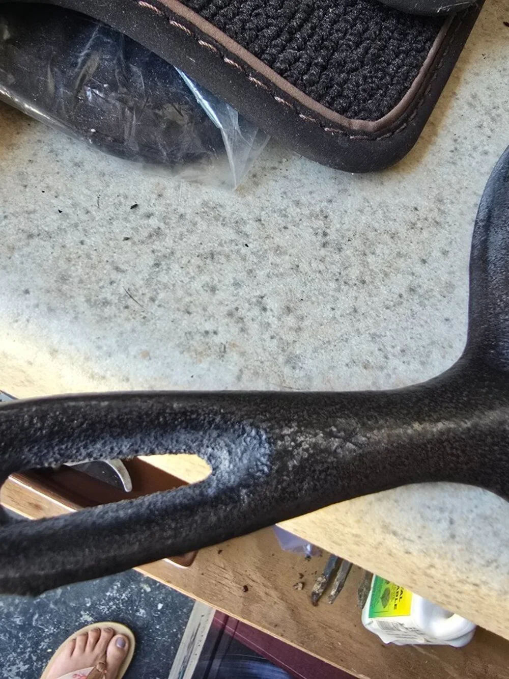 Vintage Wagner Ware Cast Iron Skillet Arched Logo Heat Ring As Is Restorers